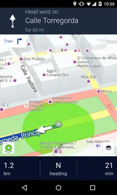 HERE WeGo android App screenshot 3