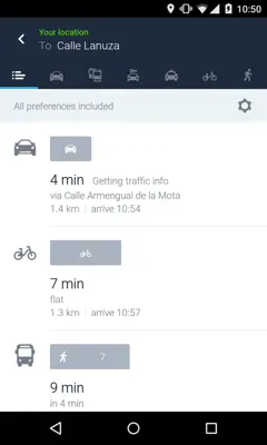 HERE WeGo android App screenshot 5